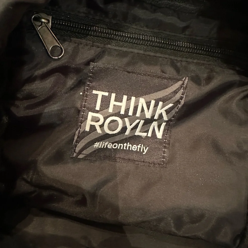 Think Royln Mini Black, Padded Nylon Backpack‎